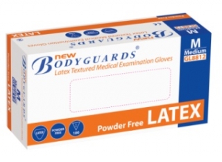 Bodyguard latex powder free Gloves- All sizes